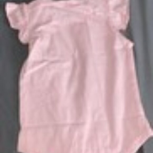 Baby Girls Cute "Grandma's Little Peanut" Elephant Graphic bodysuit Pink - Picture 3 of 5